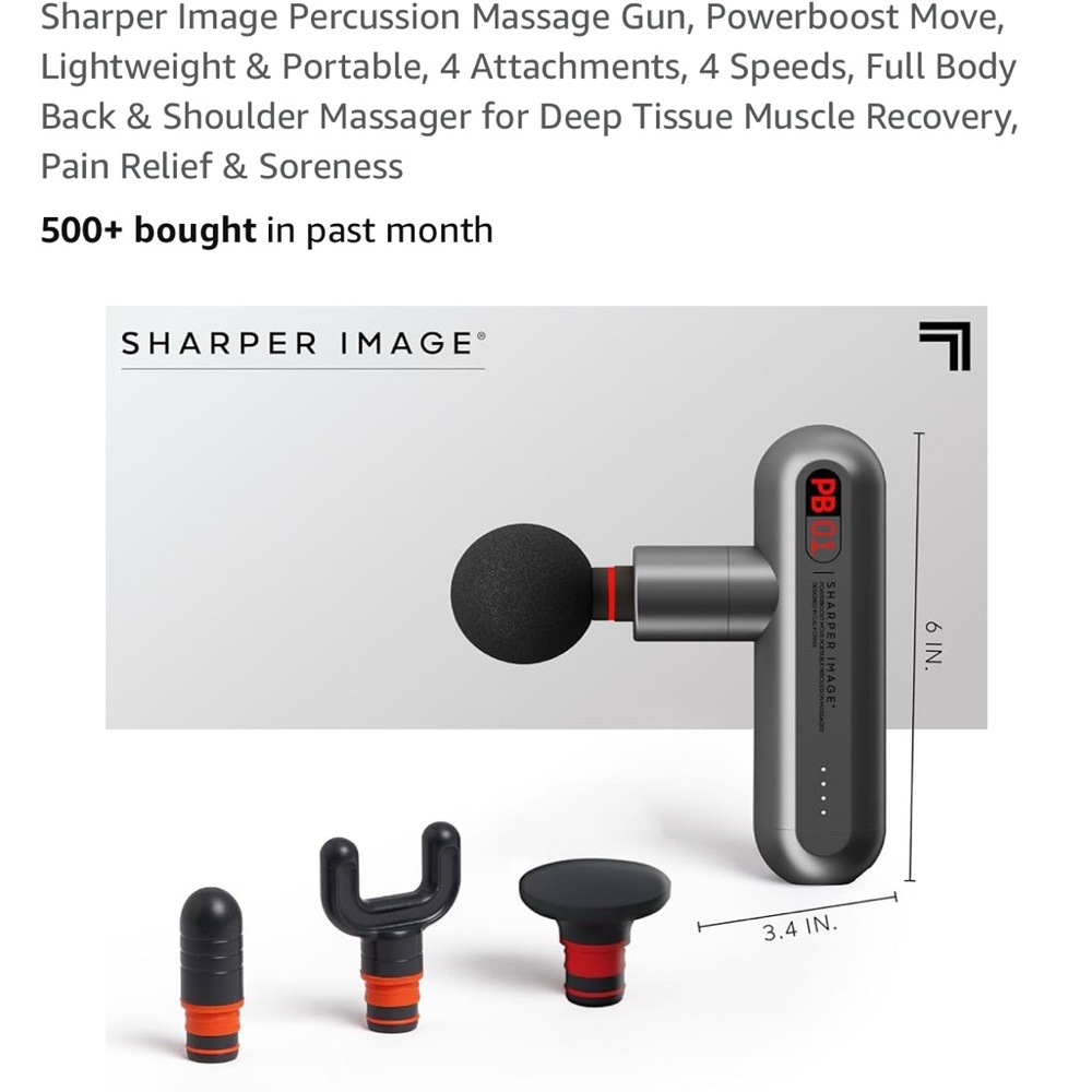 Sharper Image Percussion Massage Gun